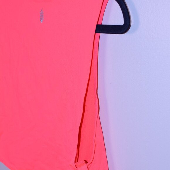 Women's Free People Movement Bright Lights Coral Performance Crop Tank - Size S - Picture 6 of 6